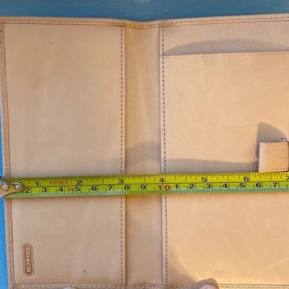 Coach Checkbook Monogram Wallet - Picture 7 of 9